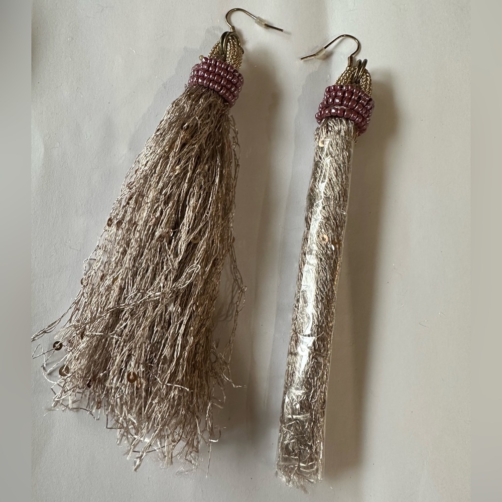 New fringe long earrings boho